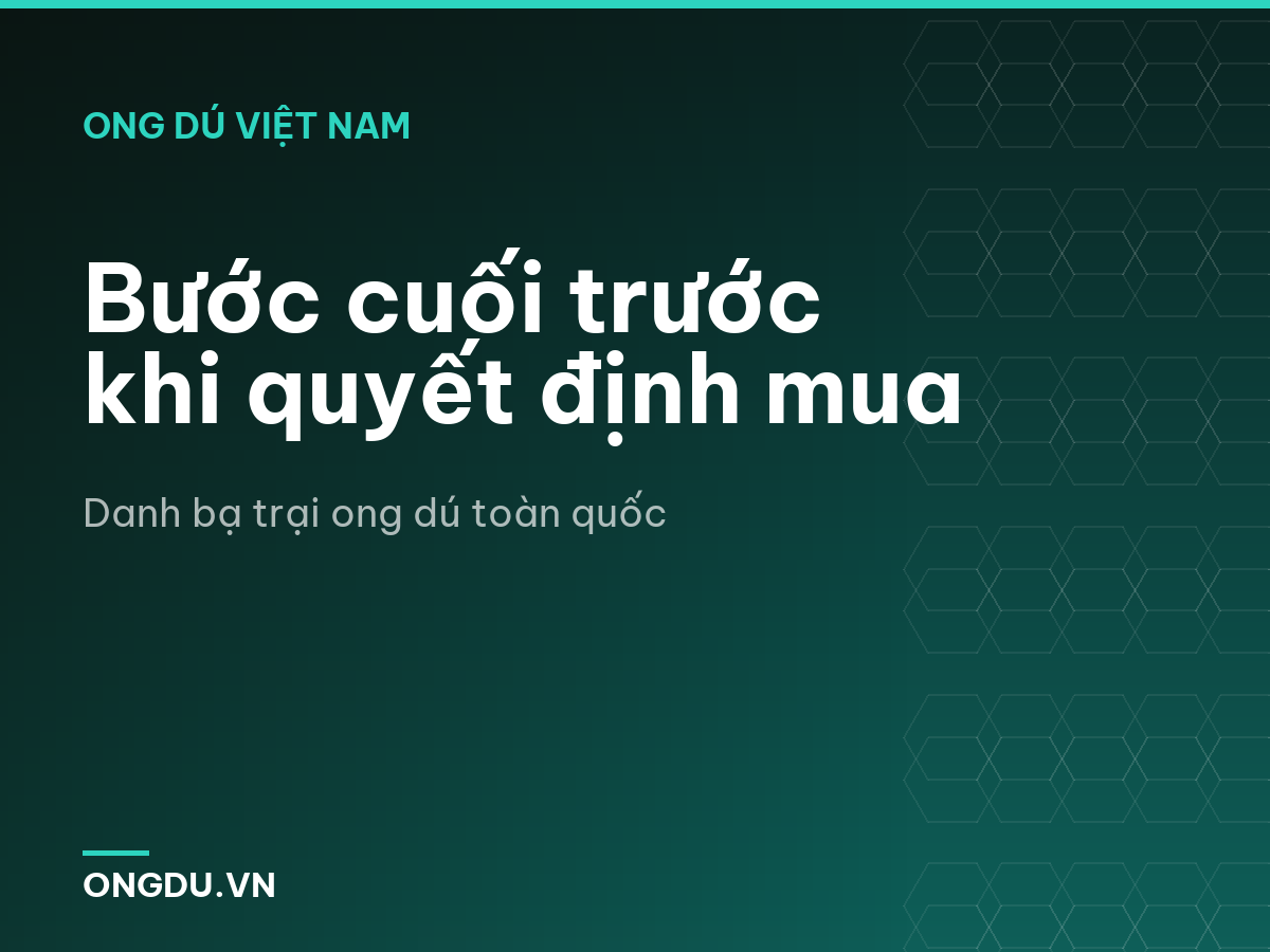 Bước cuối trước khi quyết định mua