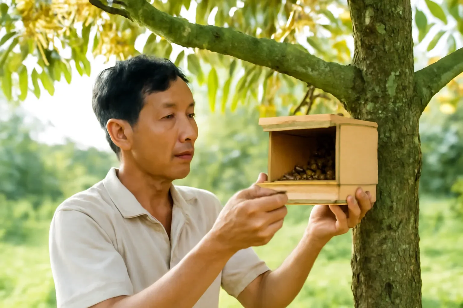 Hồ sơ trại ong dú nuôi xen vườn sầu riêng: điều đáng xem